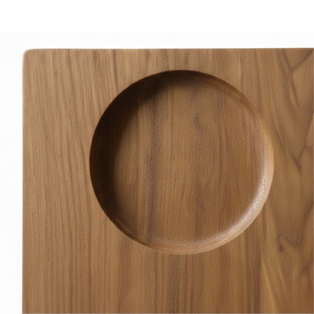Single Cavity Platter: Rustic Dining Essential